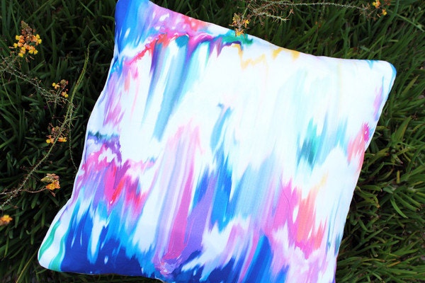 Abstract Peaks Pillow