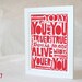 5x 7 Today You are YOU  Quote - Motivational Print - Typography POSTER