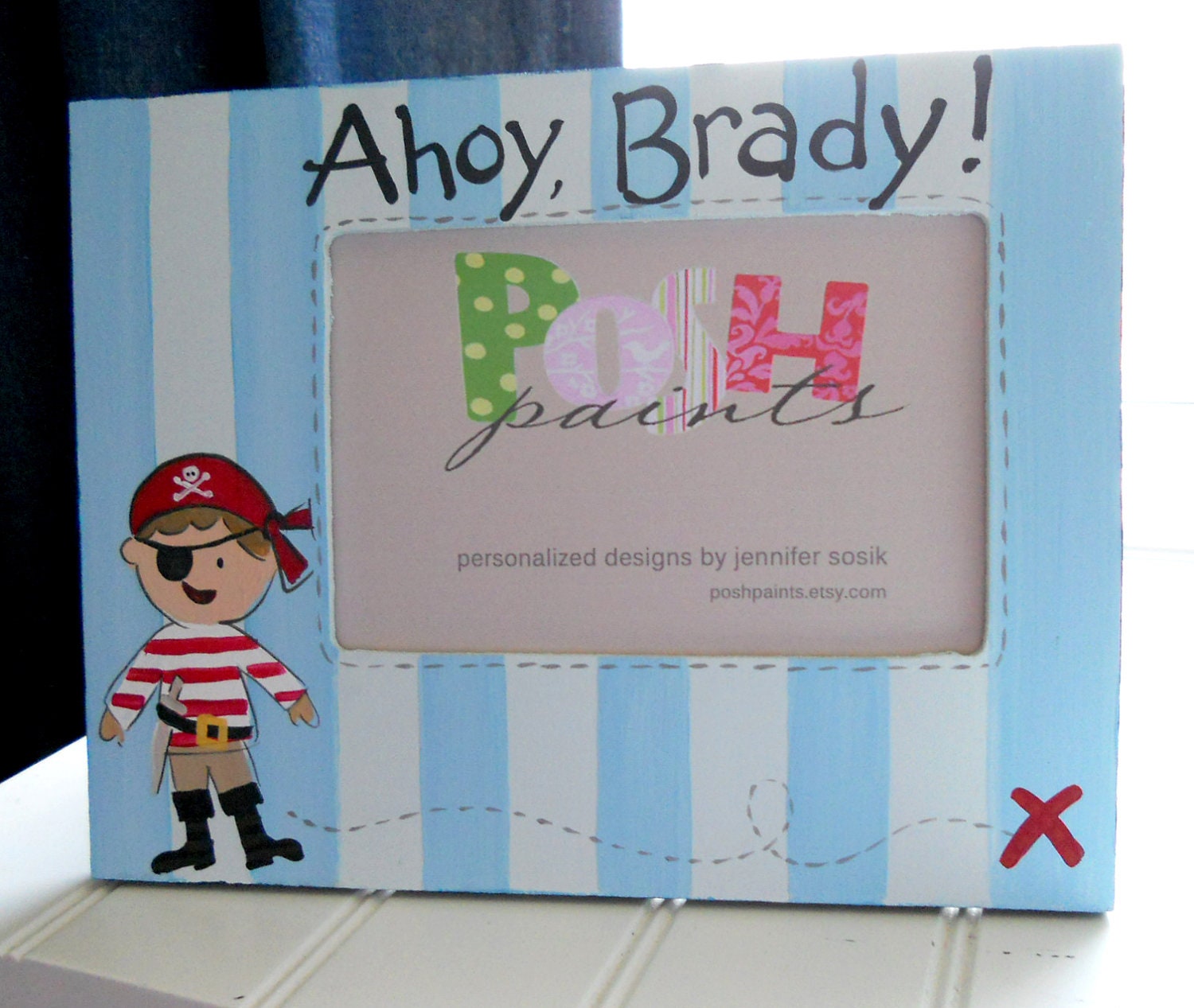 ahoy matey, picture frame