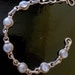 SUPER SALE. Sterling Silver 925 Moonstone Bracelet, beautiful