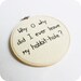 Hobbit Hoop Art black white embroidered funny home decor Art Decorative Arts