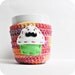 Mustache Cupcake funny coffee mug cozy handmade cover