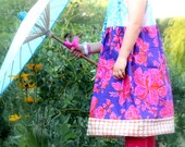 Boho Chic Knot Dress, size 3t/4t ready to ship