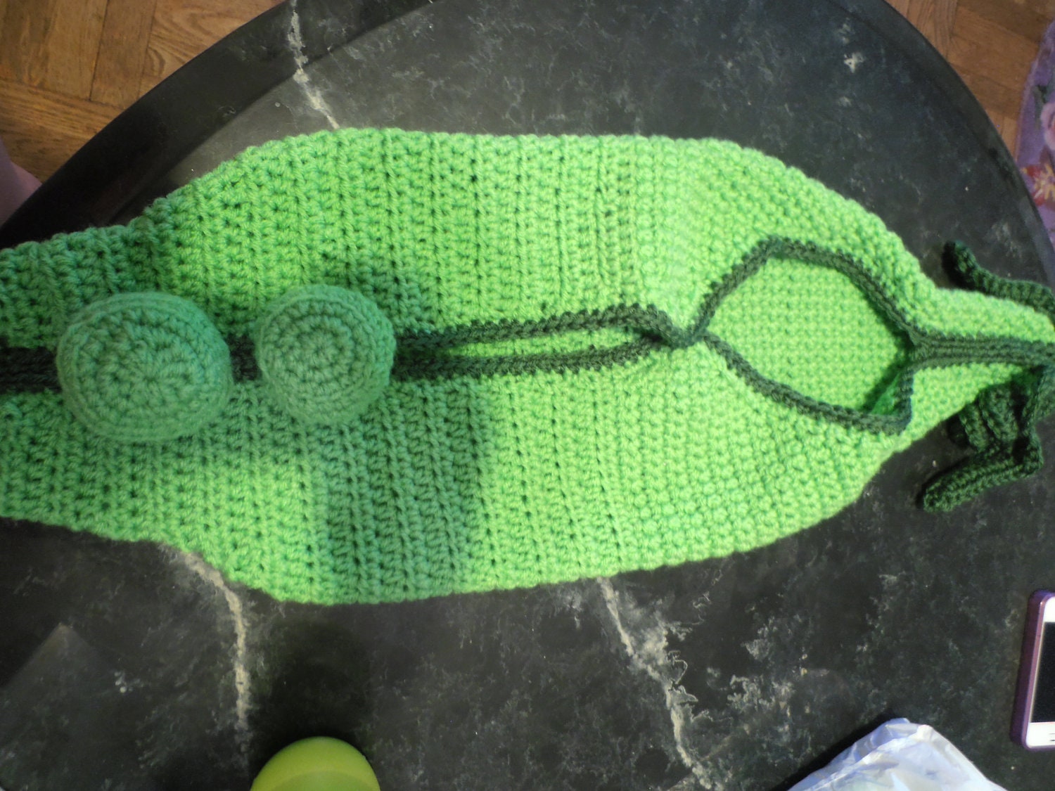 Crochet Pea Pod