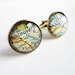Husband wedding cufflinks personalized cities
