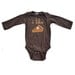 I Like Pie - Thanksgiving Brown Long Sleeve Baby Bodysuit - 0310-4411-BRO