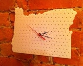 Laser Cut Oregon Wall Clock