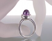 Sterling silver & amethyst ring