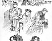 DON GIOVANNI sketches 2 - pencil art by Joëlle Jones