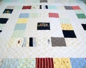 Quilts Made from Baby Clothes Full Size 82" x 87" (40 to 50 Clothing Items) - DEPOSIT LISTING (50%) - Order Form Attached