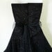 SALE Vintage 80s  Black Tulle Dress Strapless Sweetheart Sparkle Cocktail Party Dress Ruby Rox Pin-up Party Cocktail Dress S