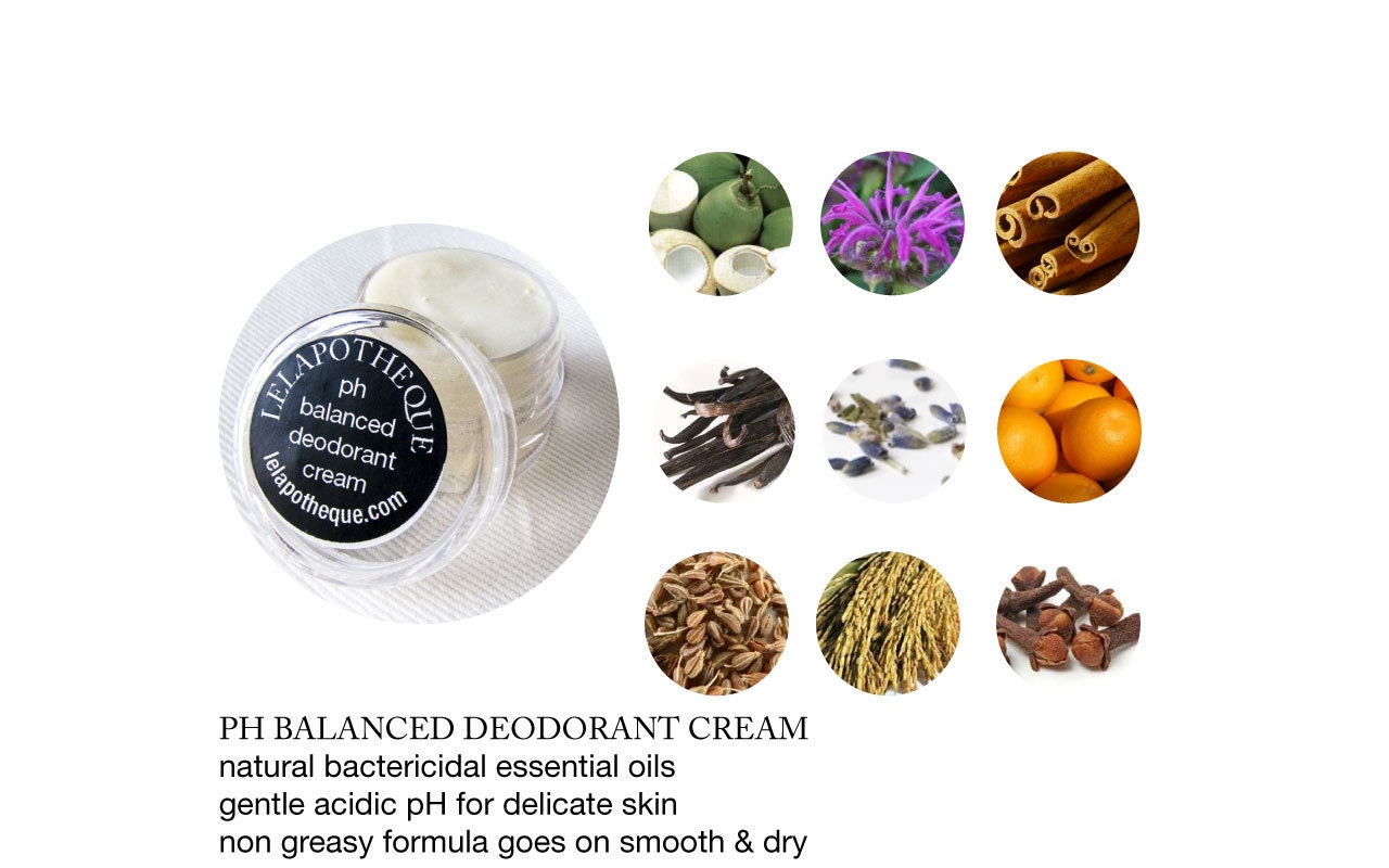 Trial/Travel Size pH Balanced Deodorant Cream - No Baking Soda, Aluminum, Parabens, Alcohol