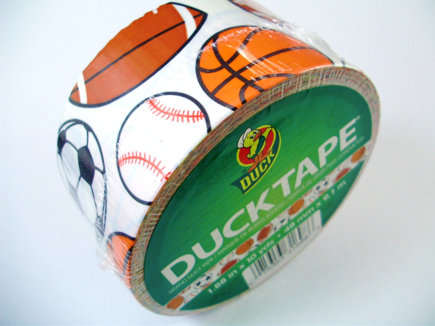 One Roll of Sports Print Duck Brand Tape
