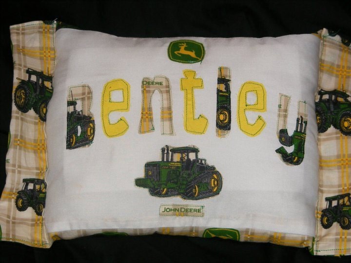 Appliqued Name Pillow Extra Letters Listing