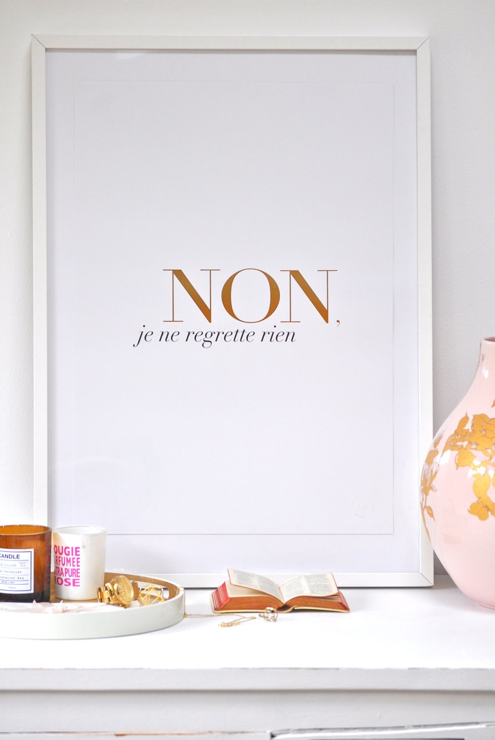 Non Je Ne Regrette Rien - large - WHITE