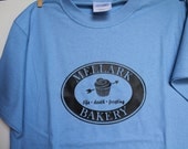 CLEARANCE Hunger Games inspired Mellark Bakery t-shirt in size Adult Small