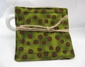 Batik Coffee Bean Coasters