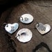 Elegant Hand Stamped Charm - Initial Charm - Personalized Sterling Silver Add On - Necklace Pendant  Disc
