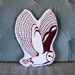 barn owl . organic stuffie . brown