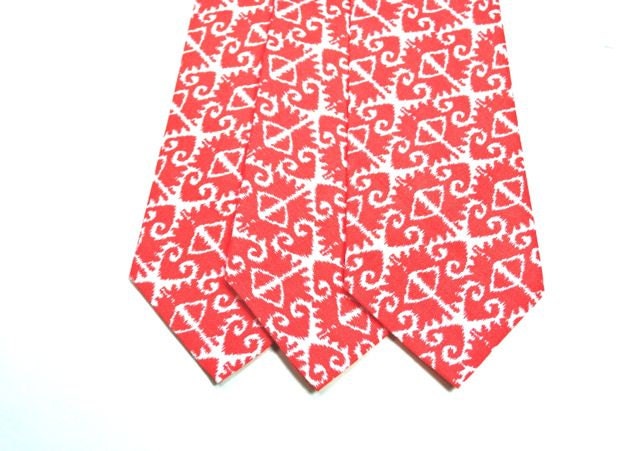 Necktie, Mens Neckties,  Coral Neckties, Custom Neckties, Cotton Neckties, Floral Neckties, Polka Dot Neckties, Boys Neckties