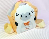 Kawaii Lamb Giftbag Cute Valentine's Day Easter Love Birthday Party Treat basket Lamb Bag Packaging Editable Printable PDF