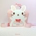 Kawaii Bunny Giftbag Cute Valentine's Day Easter Love Birthday Party Treat basket Bunny Bag Packaging Editable Printable PDF