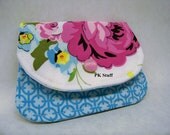 Card Keeper in Nosegay - Credit Card Caddy - Business Card Holder - Ready To Ship