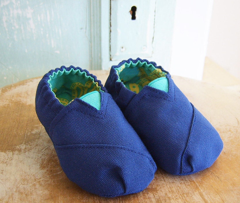 Canvas Baby Shoe Pattern - PDF - Size 3 month to 12 month