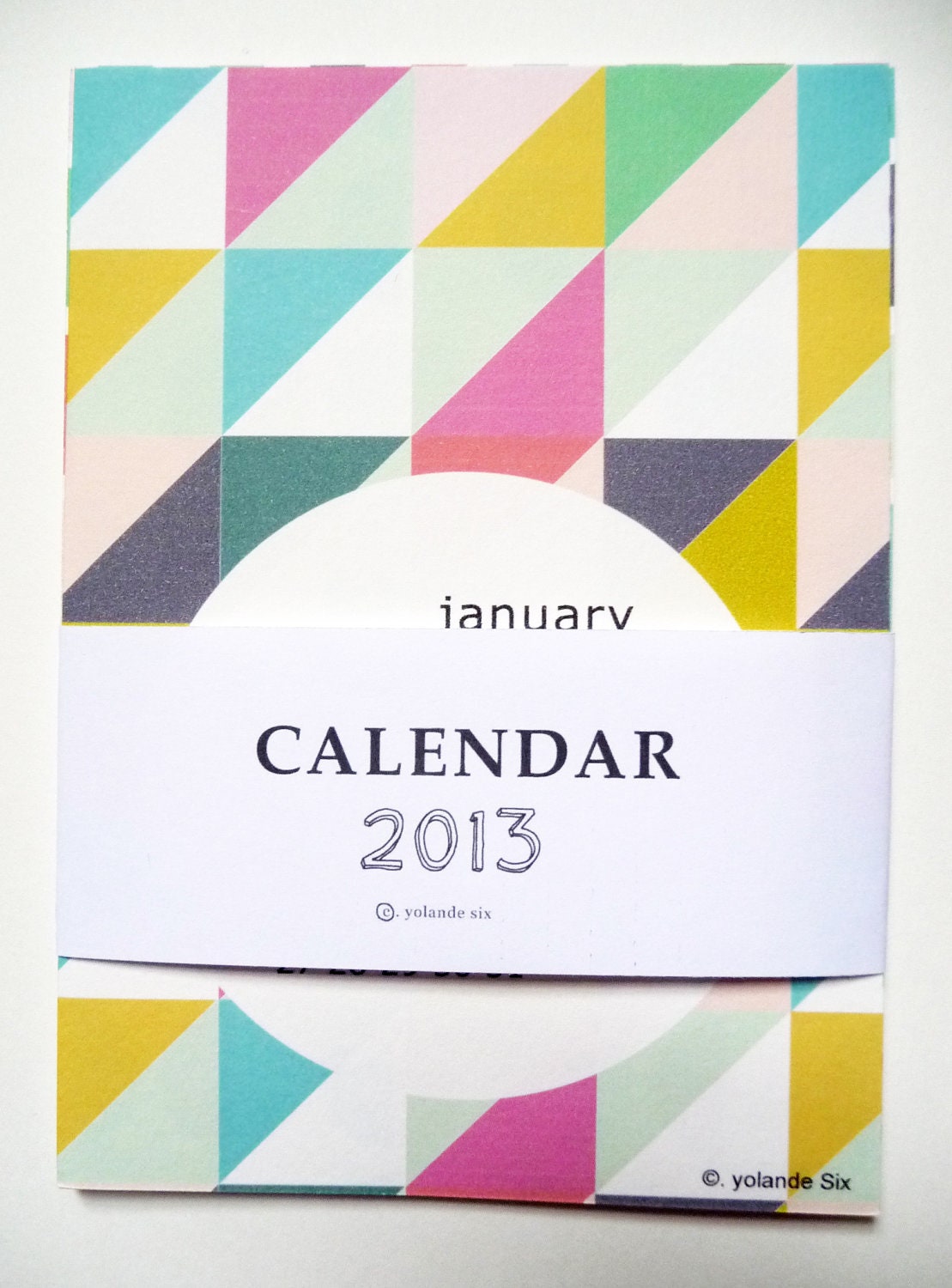 2013 Calendar - wall calendar 2013 geometric