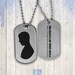 Pendant SPOCK , Star Trek , quote  dog tag