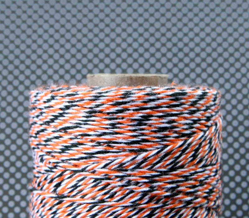 Halloween Orange and Black Baker's Twine (240 yards) Il_570xn