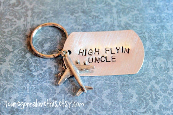 Uncle Pilot Keychain