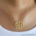 Rose Necklace - gold dainty rose pendant suspended - Gold Filled Fine Chain - morganprather