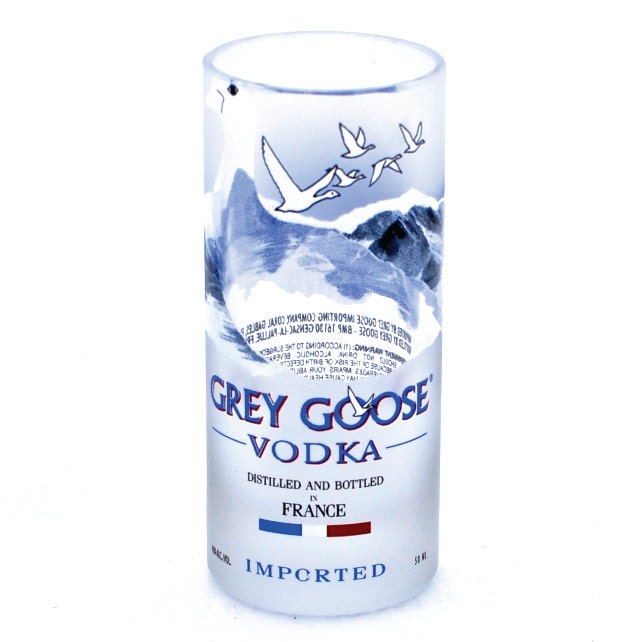 One Grey Goose Vodka Shot Glass  //  50 mL Bottle