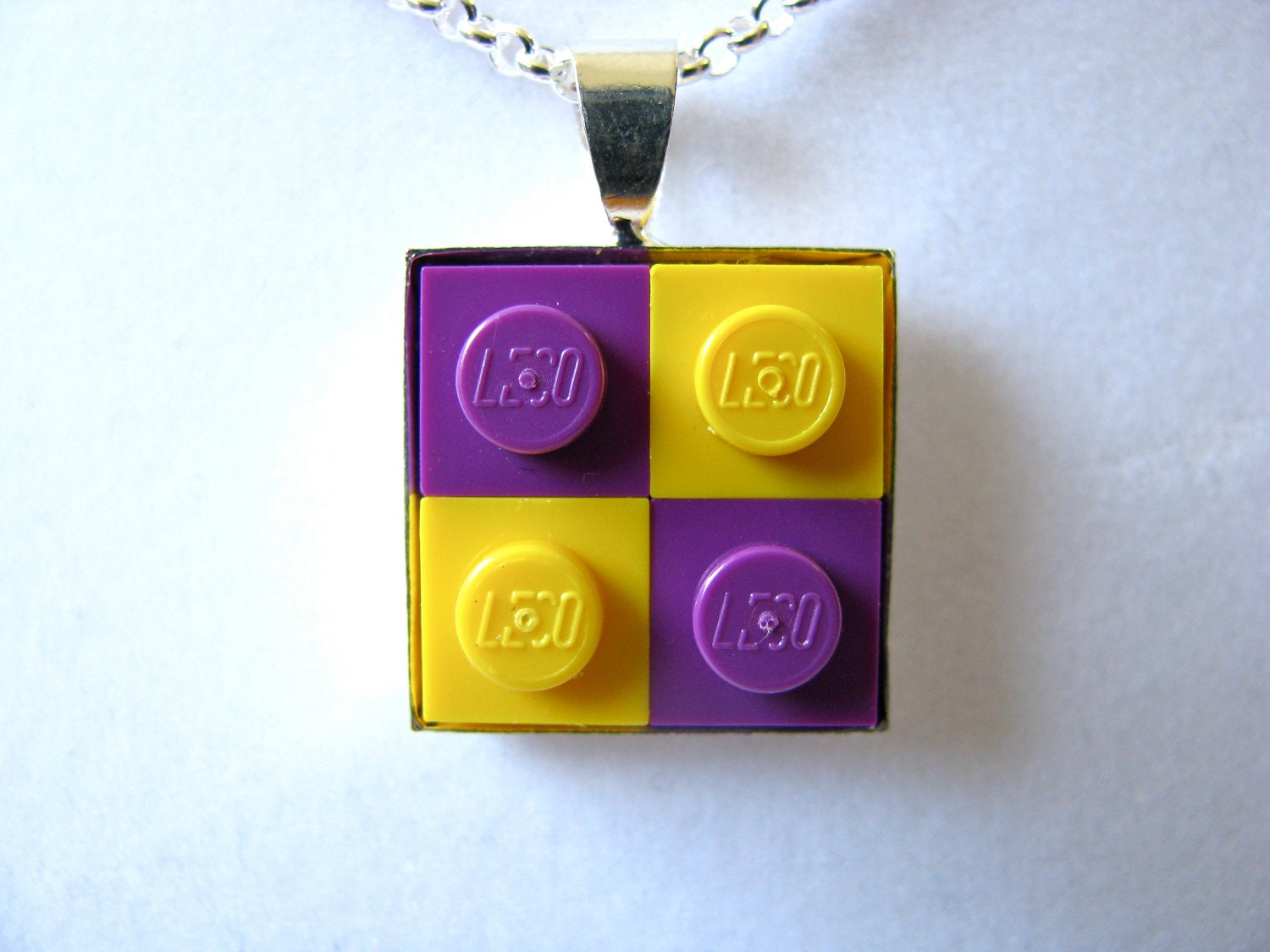 Huskies Brick Mosaic Necklace