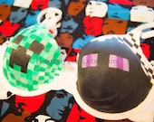Creeper Enderman Minecraft Hand Painted Bra - Customize and Pick Your Size