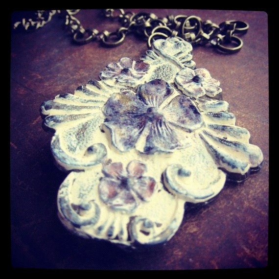 Neo Victorian Mourning  Necklace