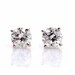 ON SALE - Diamond Stud earrings - Solitaires - 1.00 carat -14K White Gold - One time ONLY