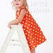 Reversible A-Line Dress, Girls Sewing Pattern, PDF Tutorial - EASY