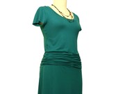 Women's clothing. Pleated women dress. Short, 3/4 or long sleeve. Women's plus size dress. Custom plus size dress