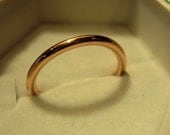 Rose gold filled rings, etsy jewelry, wedding, engagement, pink gold, hammered, promise, handcrafted, set of 2