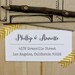Calligraphy Address Stamp - Self Inking - Wedding  Personal Save the Date Gift Housewarming - Granville Edition - 2