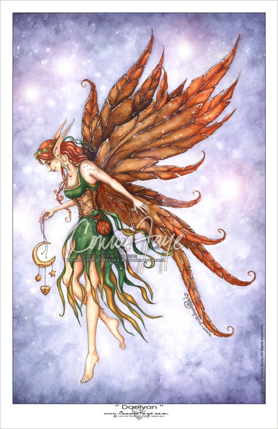 Daelyan Autumn Faery 11x17 Print