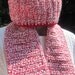 Peppermint Headwarmer and Scarf Set - Red and White Candy Cane