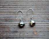 Pyrite Sterling Silver Earrings