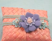 Felt flower headband