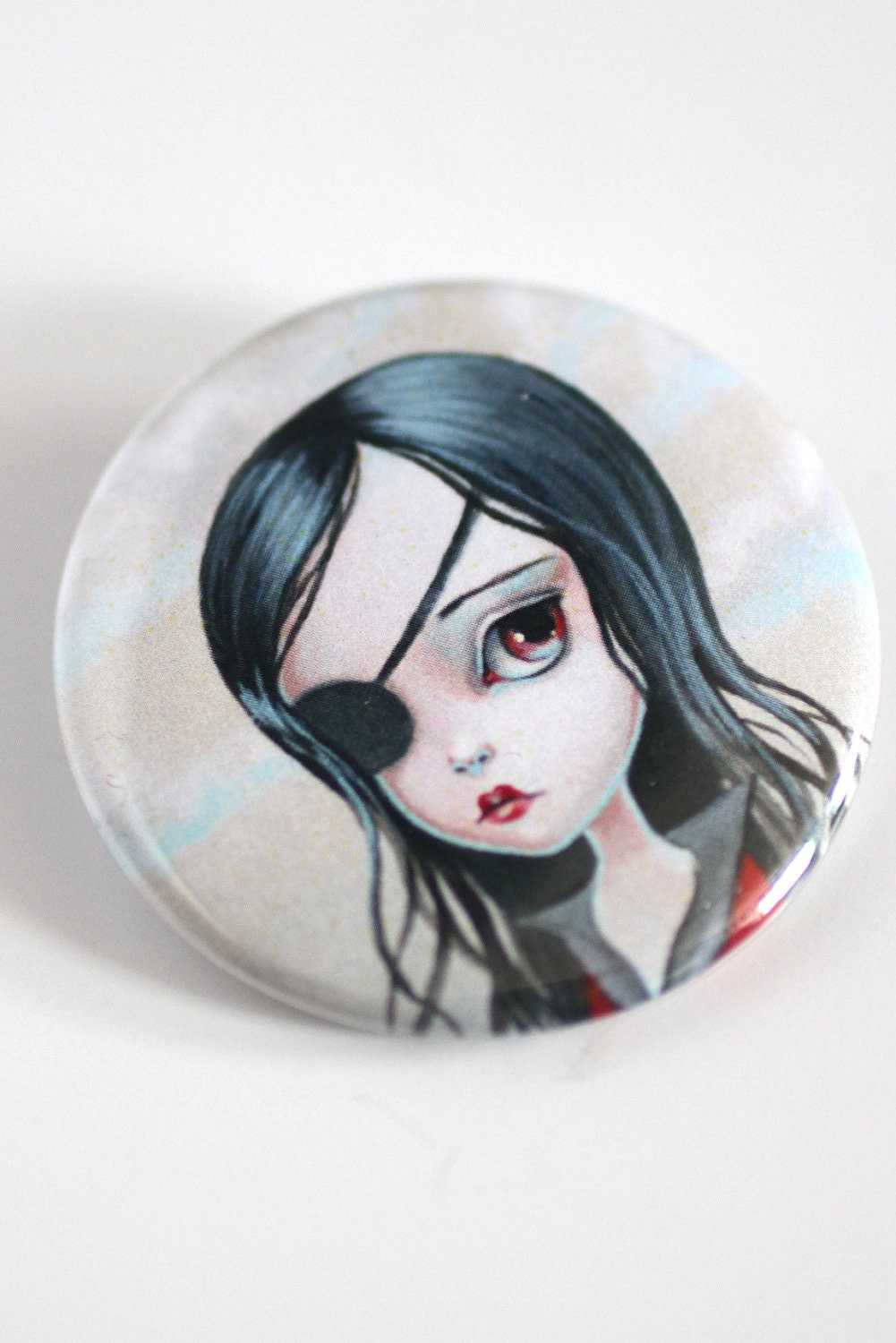 Lucrezia Licorice - Candyland pin-back buttons -  by Mab Graves