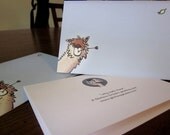Alpaca Blank Greeting Cards - Bundle of 5