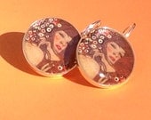 Klimt Art Nouveau Earrings  