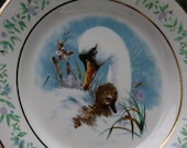 Wedgwood Ugly Duckling Beautiful Swan Plate 1975 Made in England Avon Gentle Moments